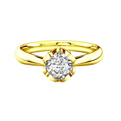 Angelica - 0.41ct, G/SI1, 18ct Yellow Gold, Size N