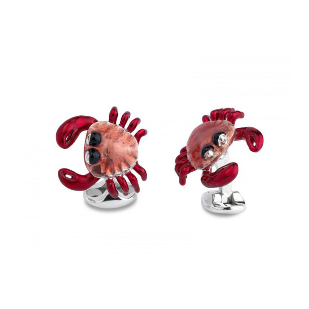 Deakin & Francis Sterling Silver Crab Cufflinks