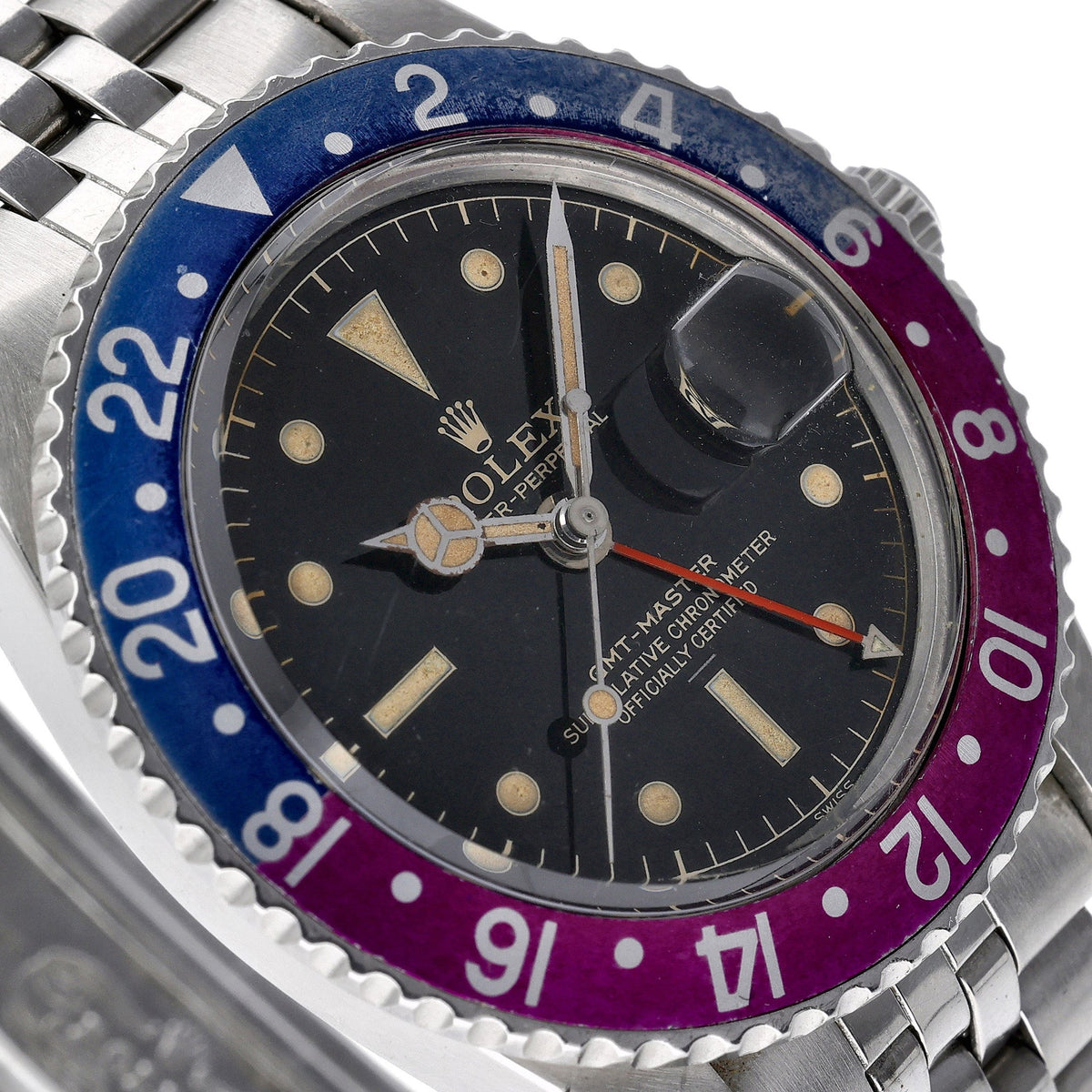 ROLEX GMT-MASTER LONG E, GILT DIAL, POINTED CROWN GUARDS & FUCHSIA BEZEL INSERT - 1675 - Watch - 40mm 34ce96e2-2bdd-4921-aa62-0b2450c4de9a.jpg