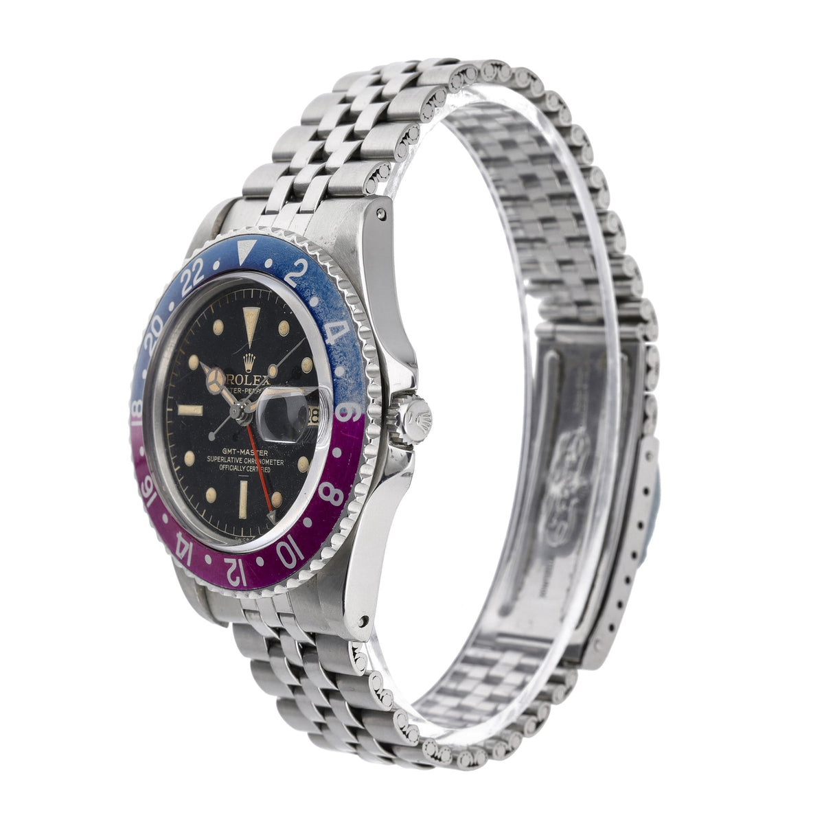 ROLEX GMT-MASTER LONG E, GILT DIAL, POINTED CROWN GUARDS & FUCHSIA BEZEL INSERT - 1675 - Watch - 40mm 5a38f4b3-4757-4777-a7ed-48232f1e63eb.jpg