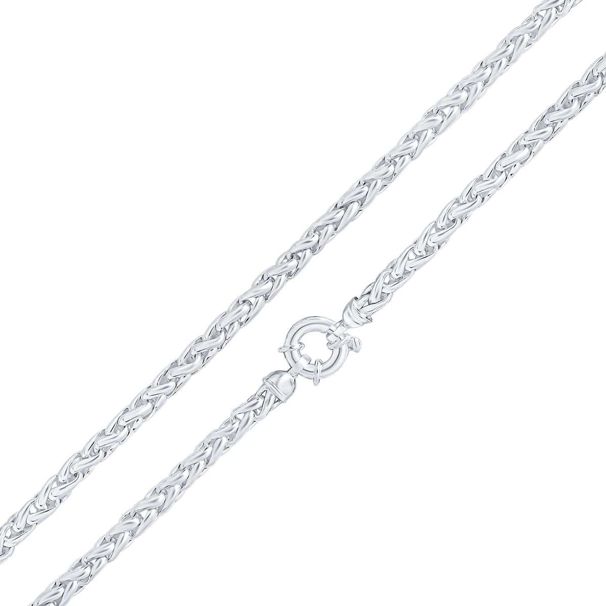 Silver 5mm Spiga 7.5" Bolt Ring