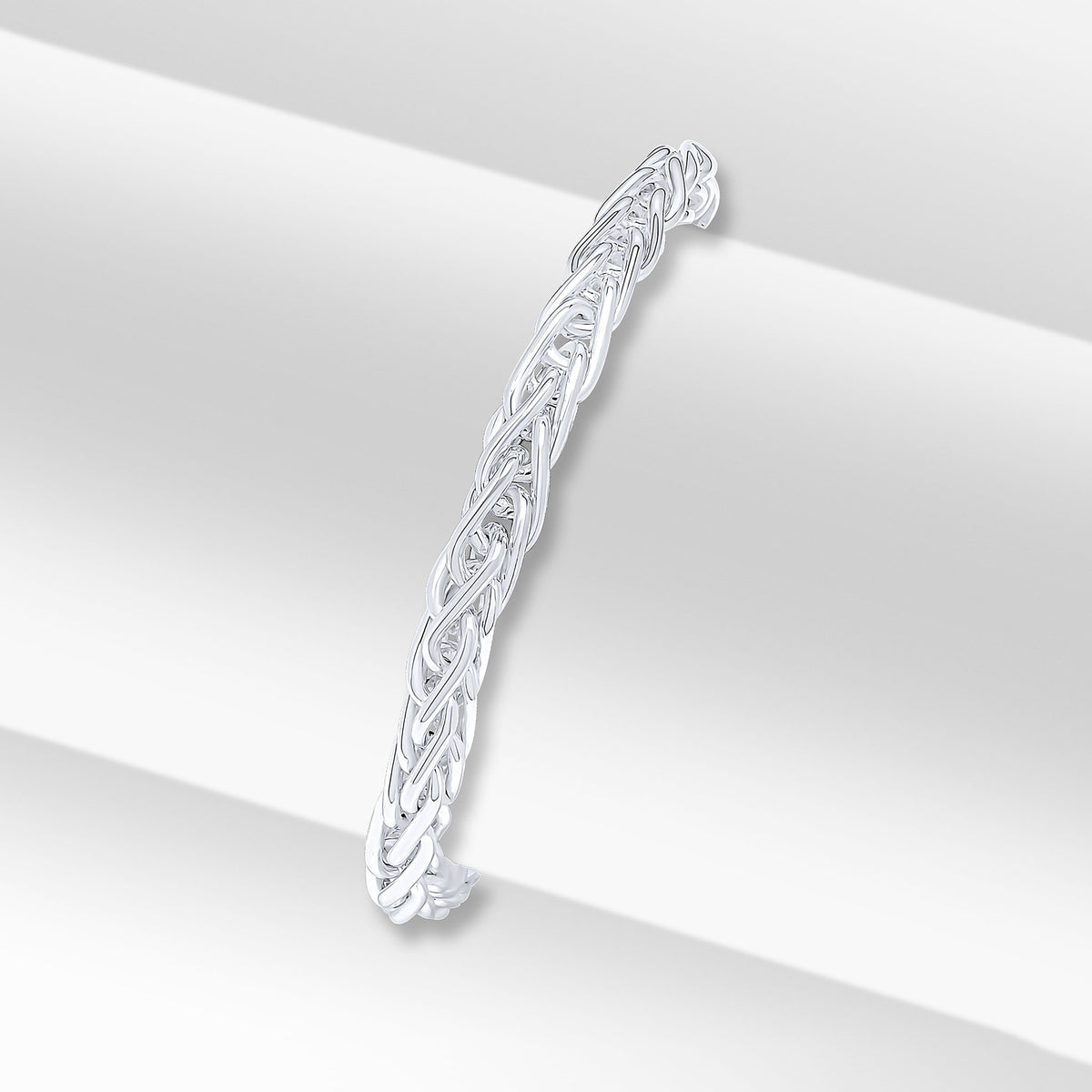 Silver 5mm Spiga 7.5" Bolt Ring