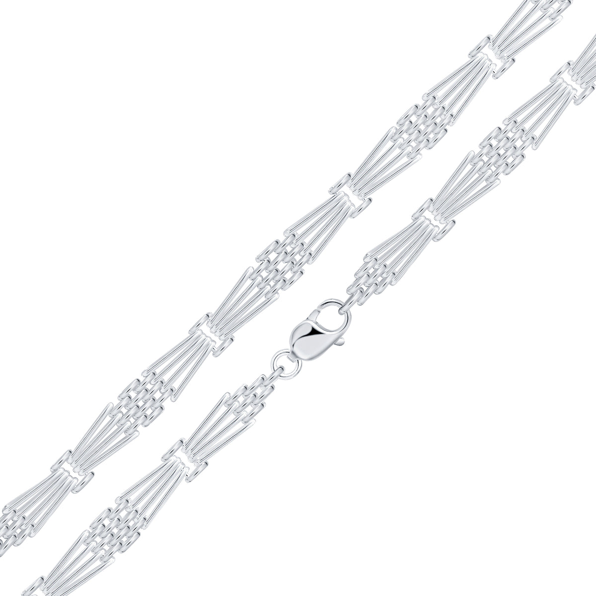 Silver 9mm Flaired Gate 7.5"