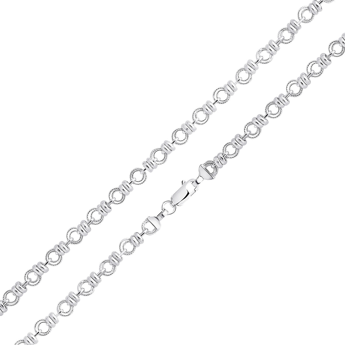 Silver 6.2mm Round 7.5"