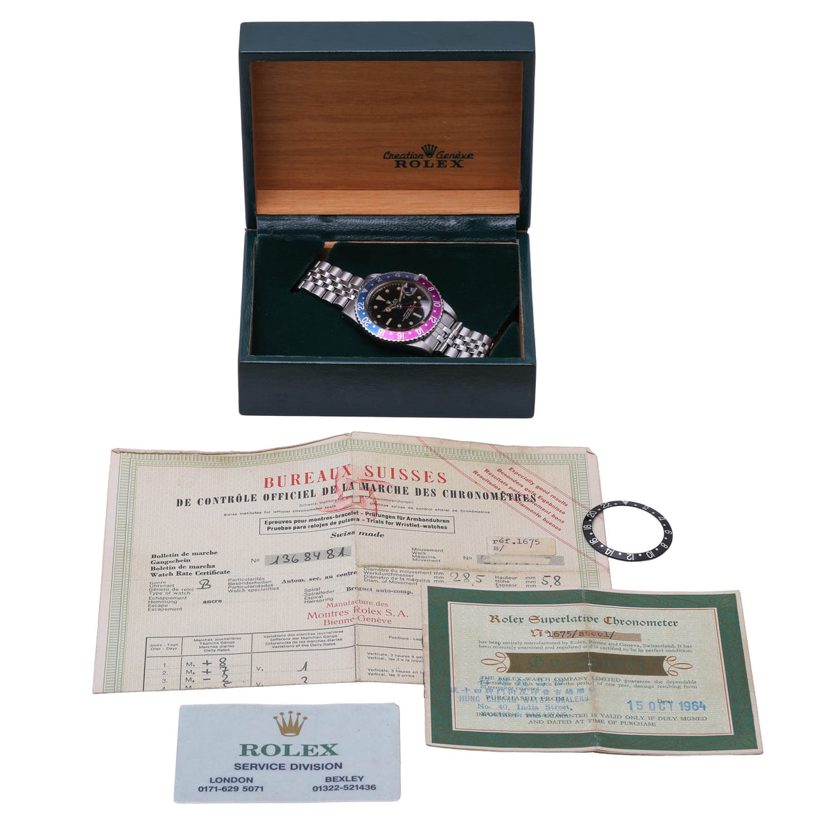 ROLEX GMT-MASTER LONG E, GILT DIAL, POINTED CROWN GUARDS & FUCHSIA BEZEL INSERT - 1675 - Watch - 40mm 7fed4413-ef9e-473e-b402-b59d0bdc4b68.jpg