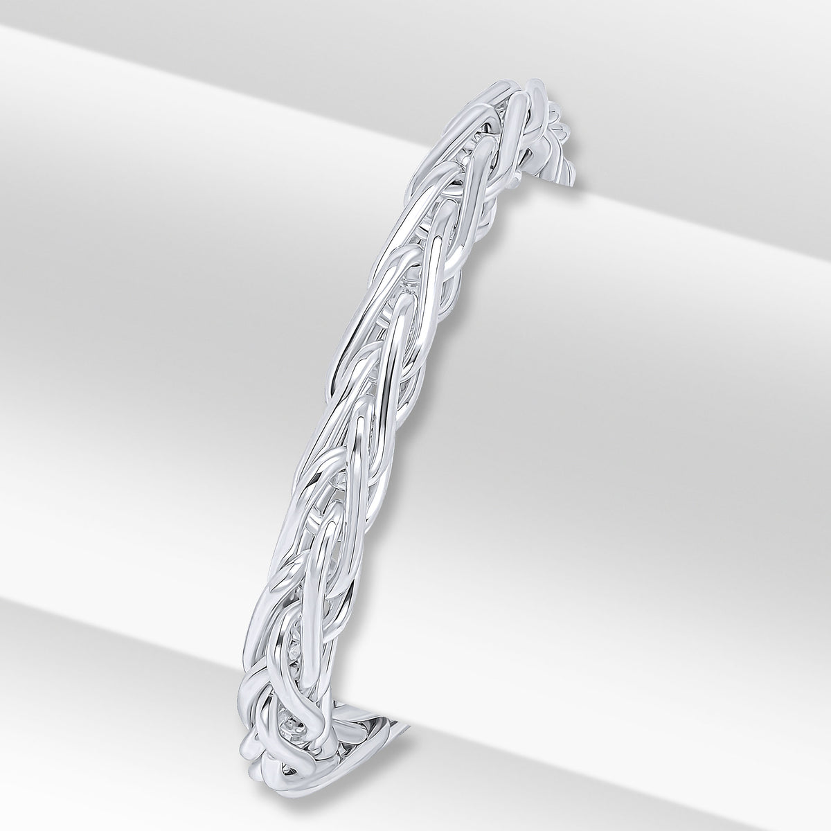 Silver 7.5mm Spiga 8.5" Bolt Ring