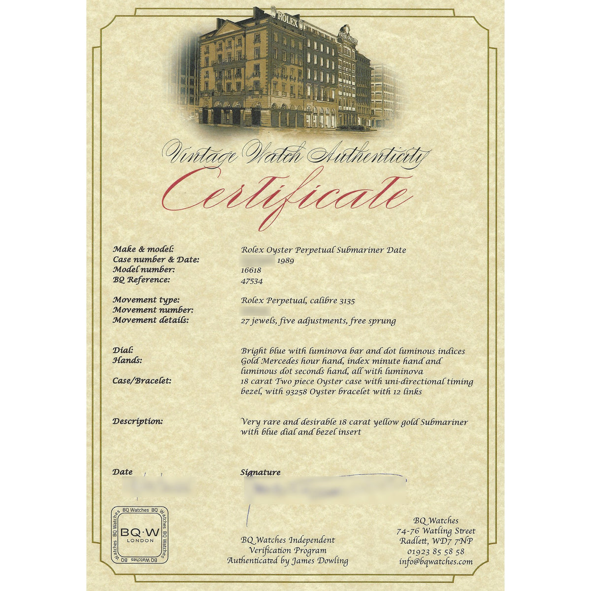 ROLEX SUBMARINER - 16618LB - Watch - 40mm 872a2579-c82d-449a-98f6-bf9add687c06.jpeg