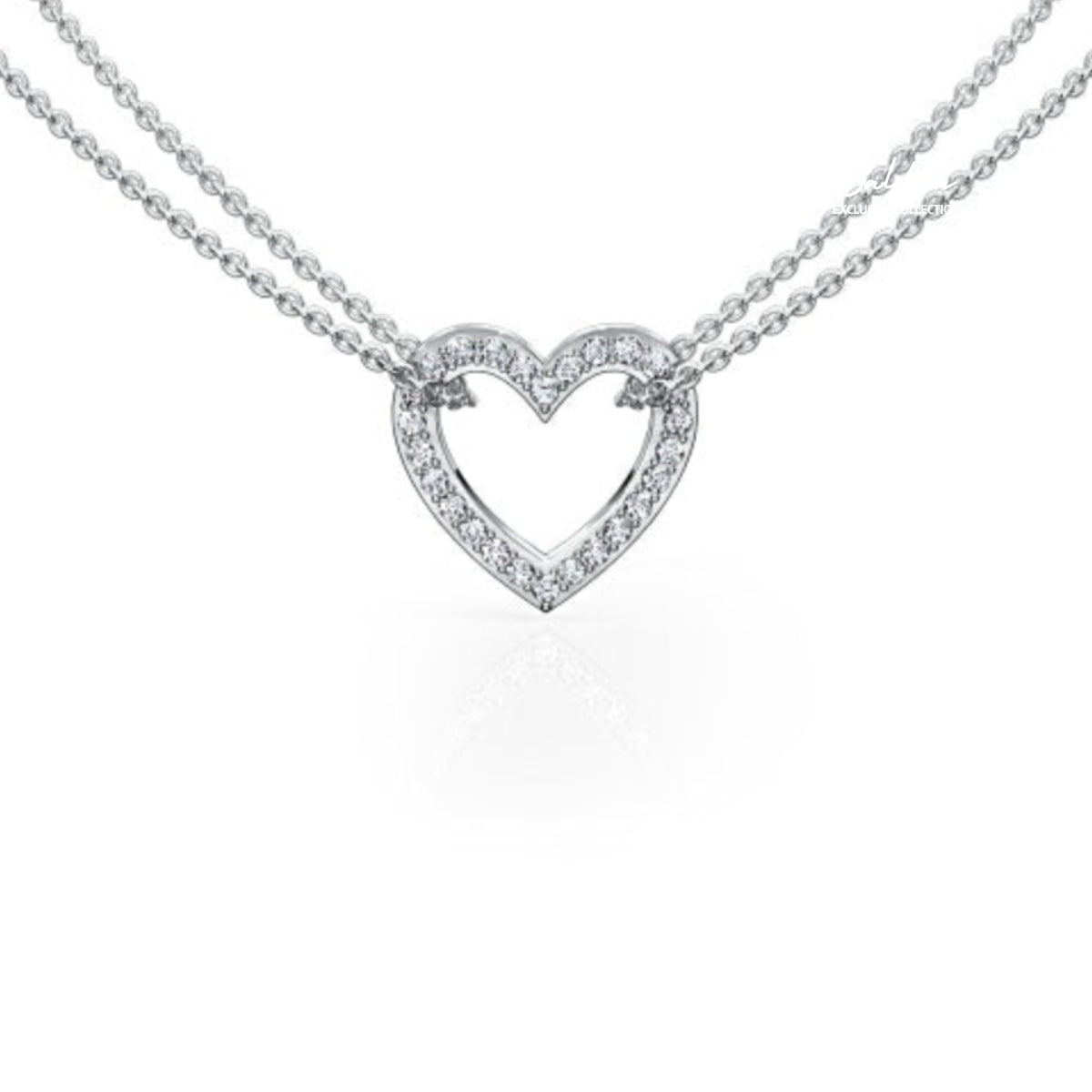 Pave Heart Small