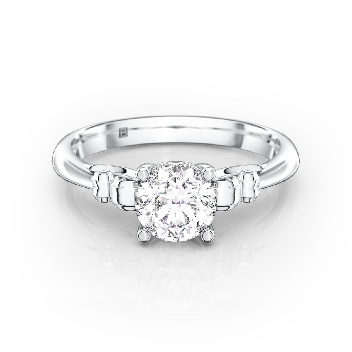 Gentian Filigree Brilliant Diamond Ring (BALDWIN COLLECTION)