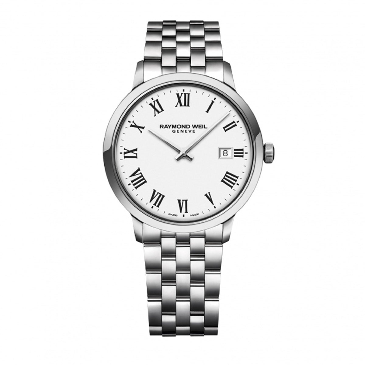 Raymond Weil 'Toccata' 39mm White Dial Watch