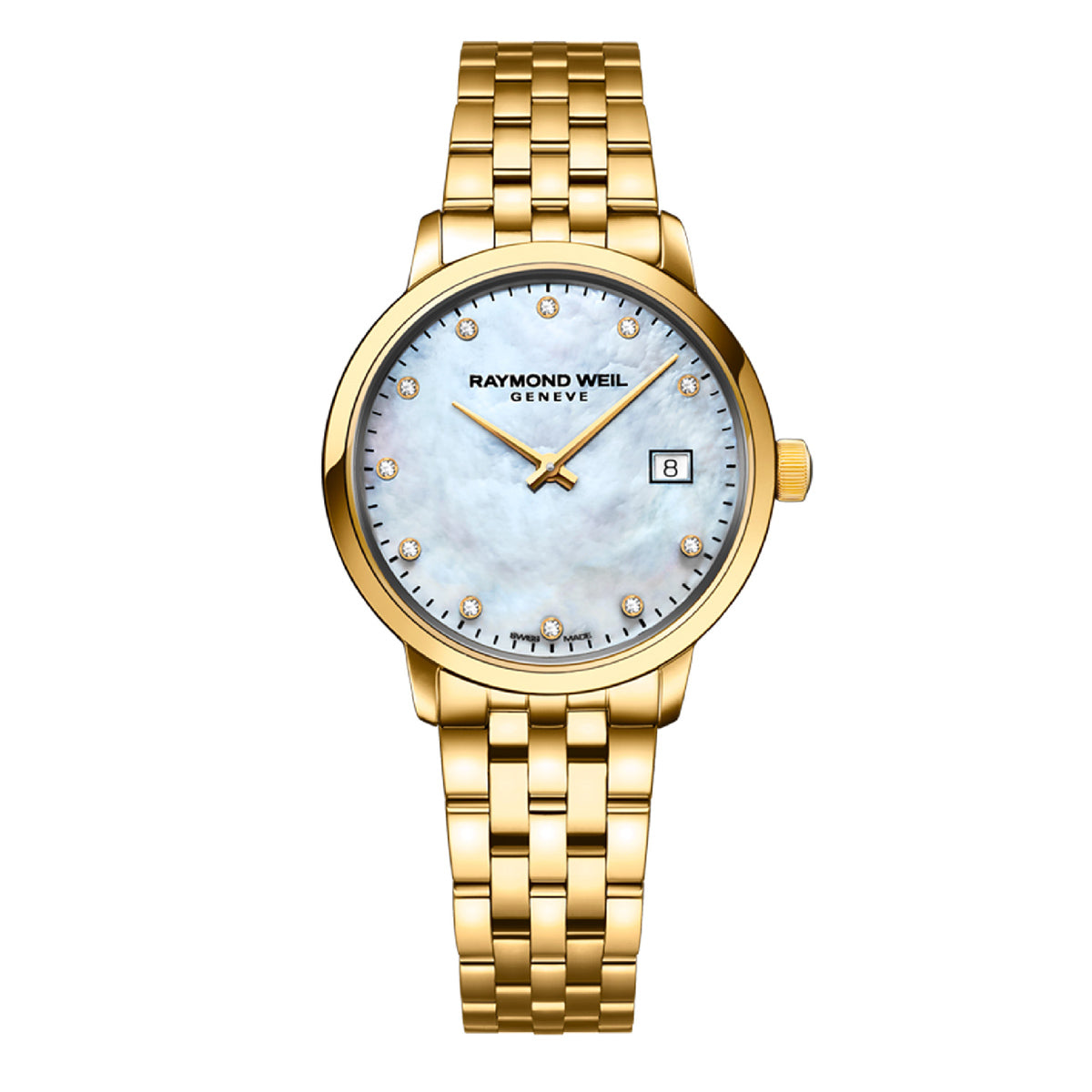 Raymond Weil 'Toccata' Ladies Yellow Gold Diamond Watch