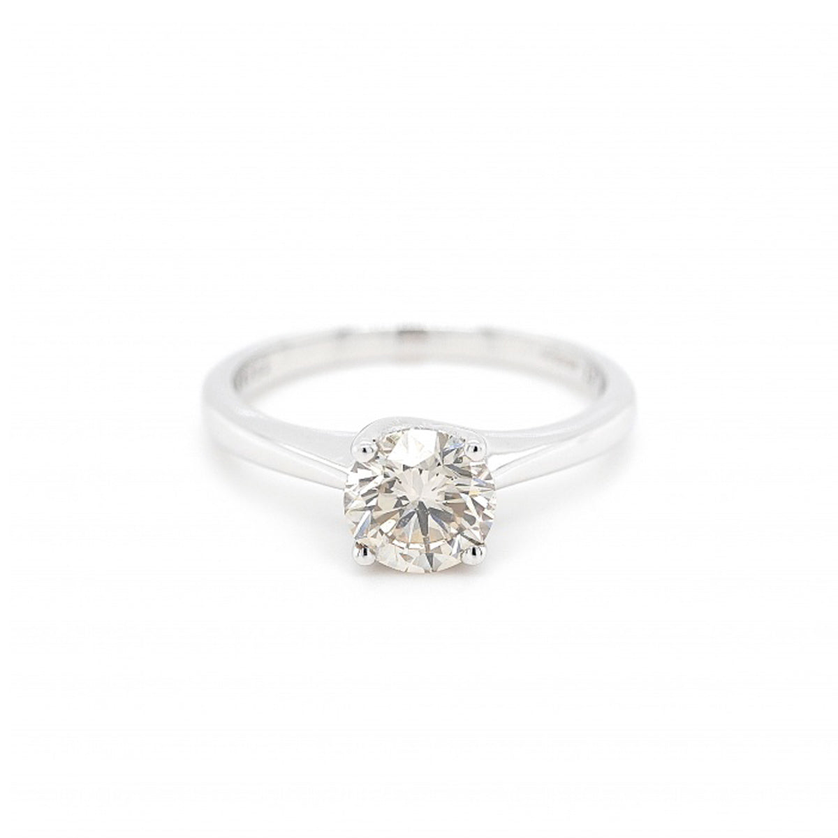 Round Brilliant Single Stone Diamond Ring