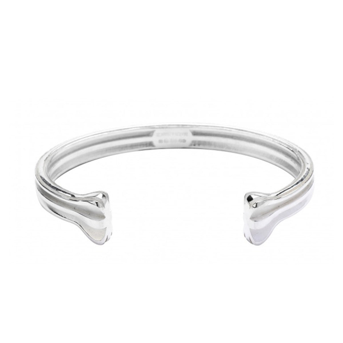 A Bangle in Sterling Silver with a Union Jack Design