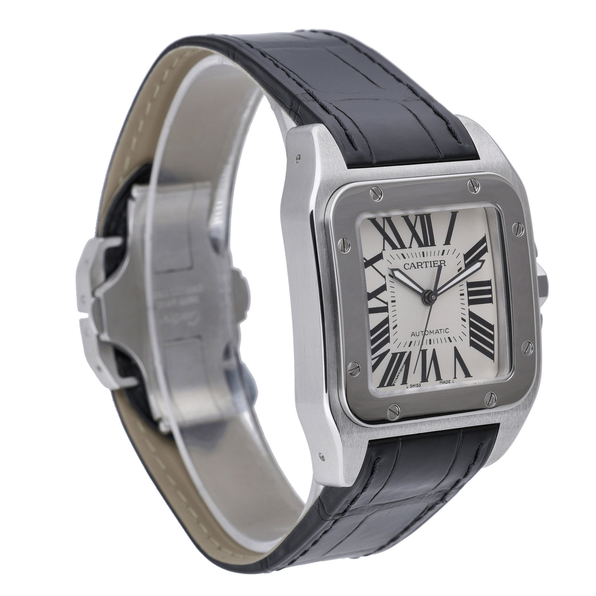 CARTIER SANTOS 100 - 2656 - Watch - 38mm a4cf92a4-847f-4bac-bf12-a34534aa2d63.jpg