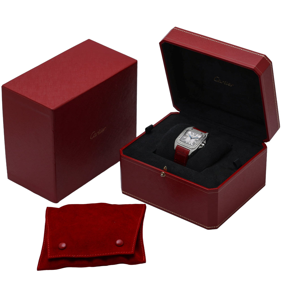 CARTIER SANTOS 100 - 2881 - Watch - 32mm b1eaa74c-086c-49fd-990d-856c8bae6e6a.jpg