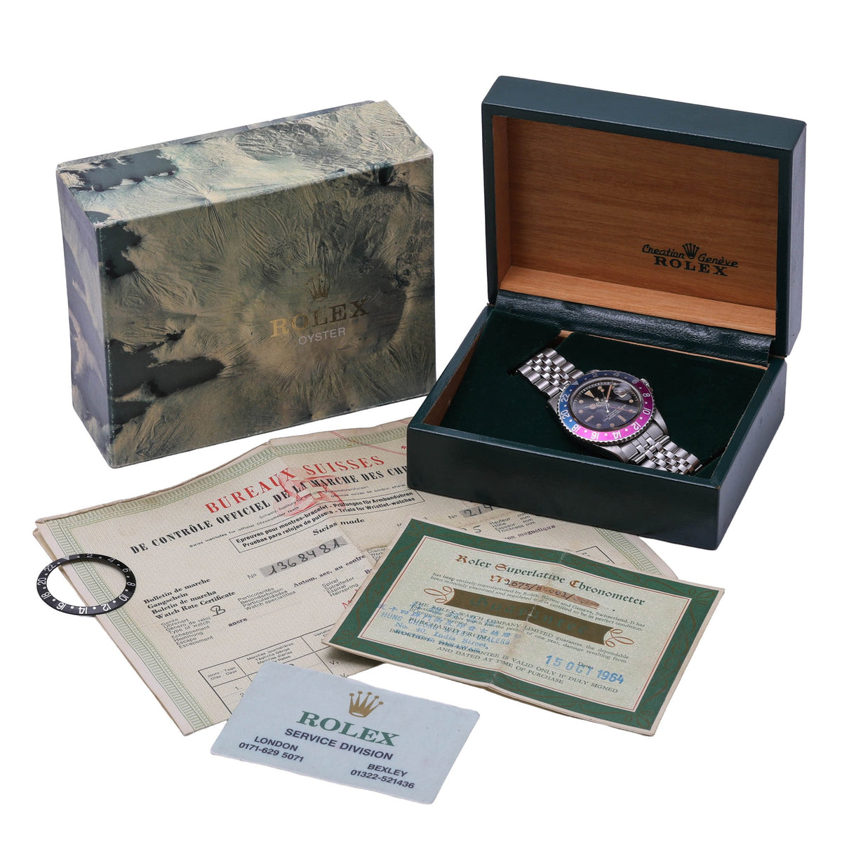 ROLEX GMT-MASTER LONG E, GILT DIAL, POINTED CROWN GUARDS & FUCHSIA BEZEL INSERT - 1675 - Watch - 40mm fddb0dd4-40f8-49e9-8639-8968e6c81a73.jpg