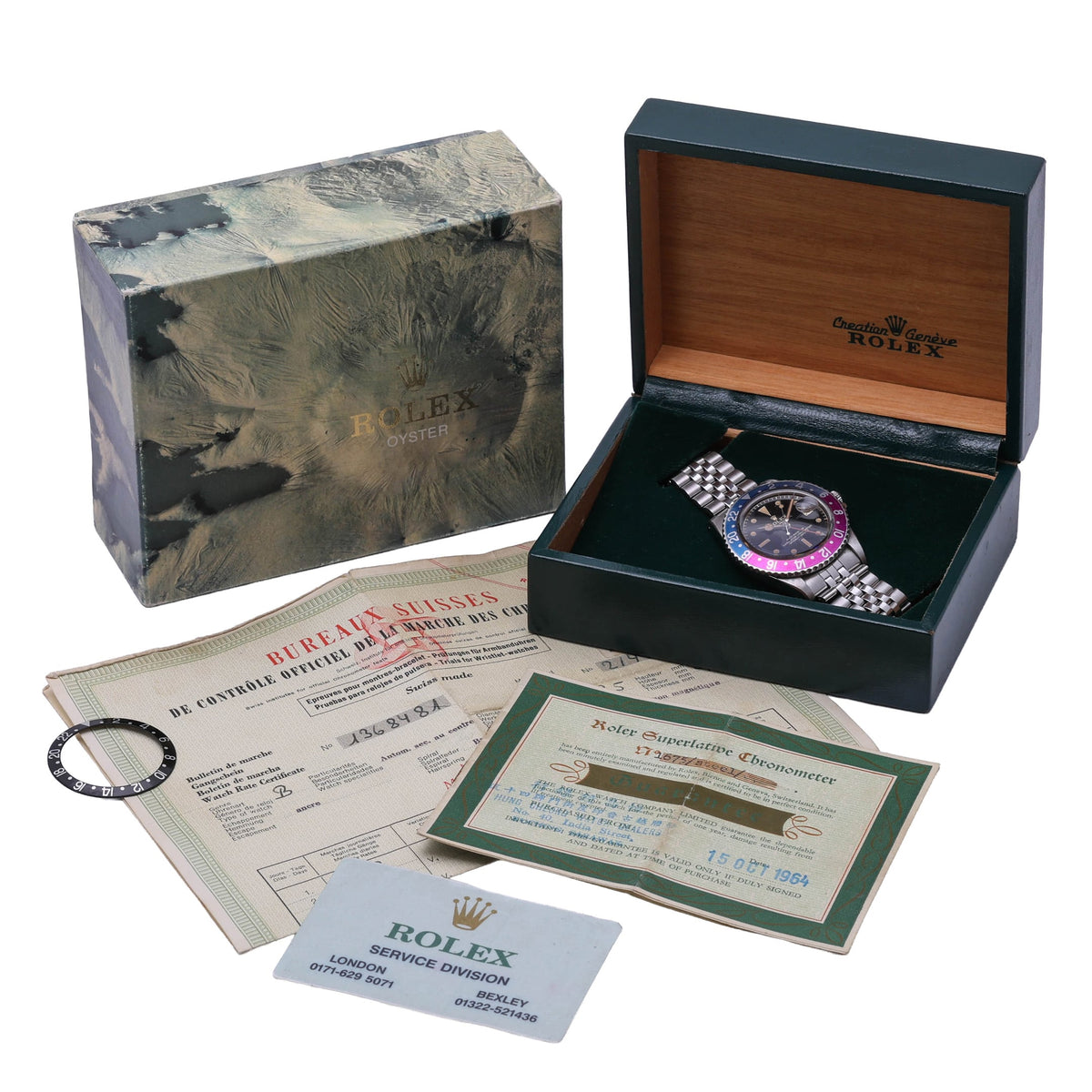 ROLEX GMT-MASTER LONG E, GILT DIAL, POINTED CROWN GUARDS & FUCHSIA BEZEL INSERT - 1675 - Watch - 40mm fddb0dd4-40f8-49e9-8639-8968e6c81a73.jpg