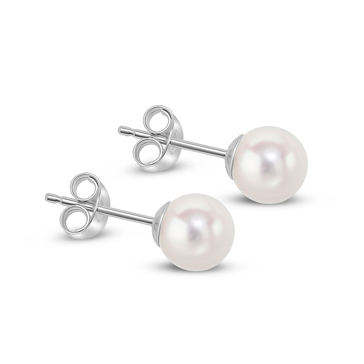 18W 6MM AKOYA STUD