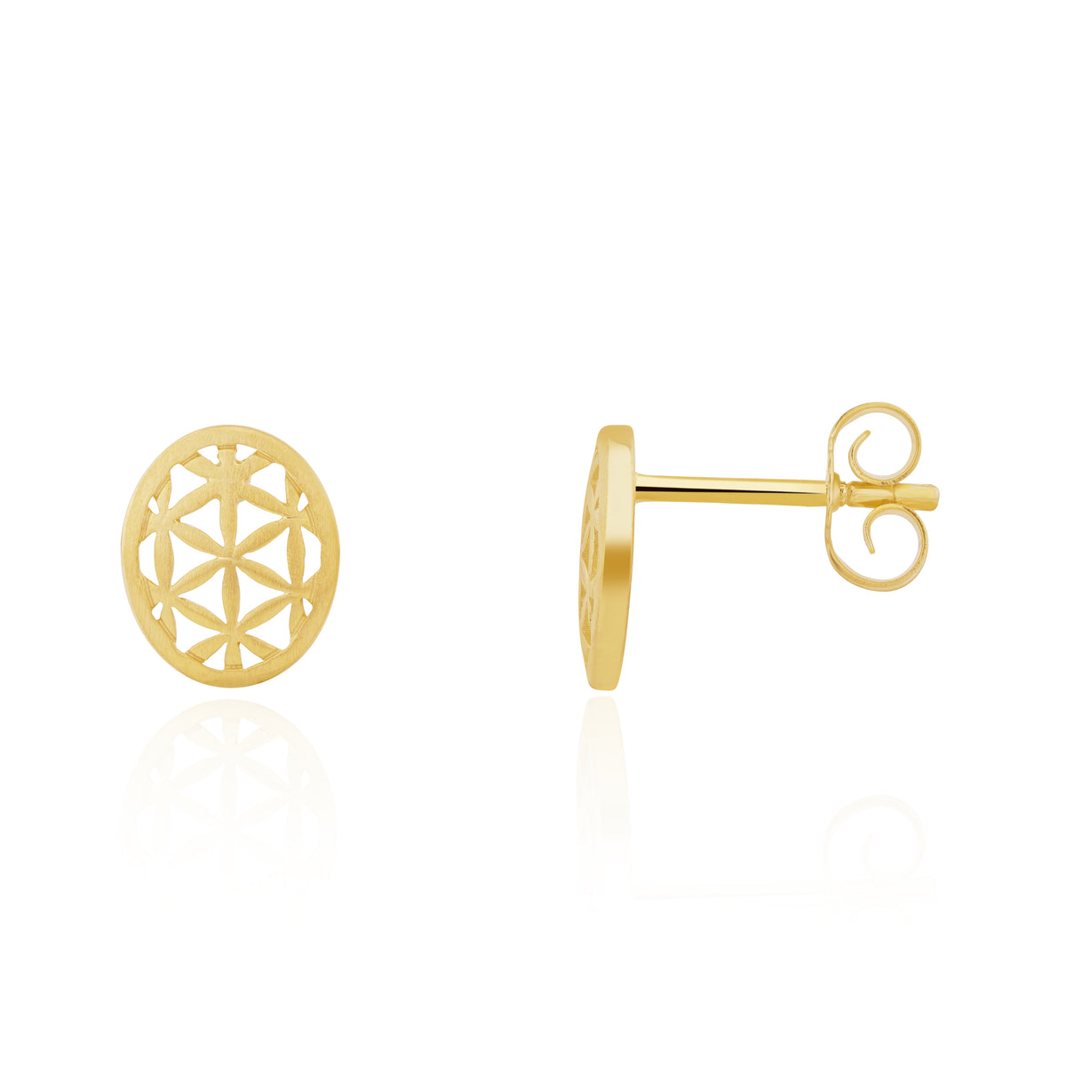 9YG.OVAL LATTICE STUDS