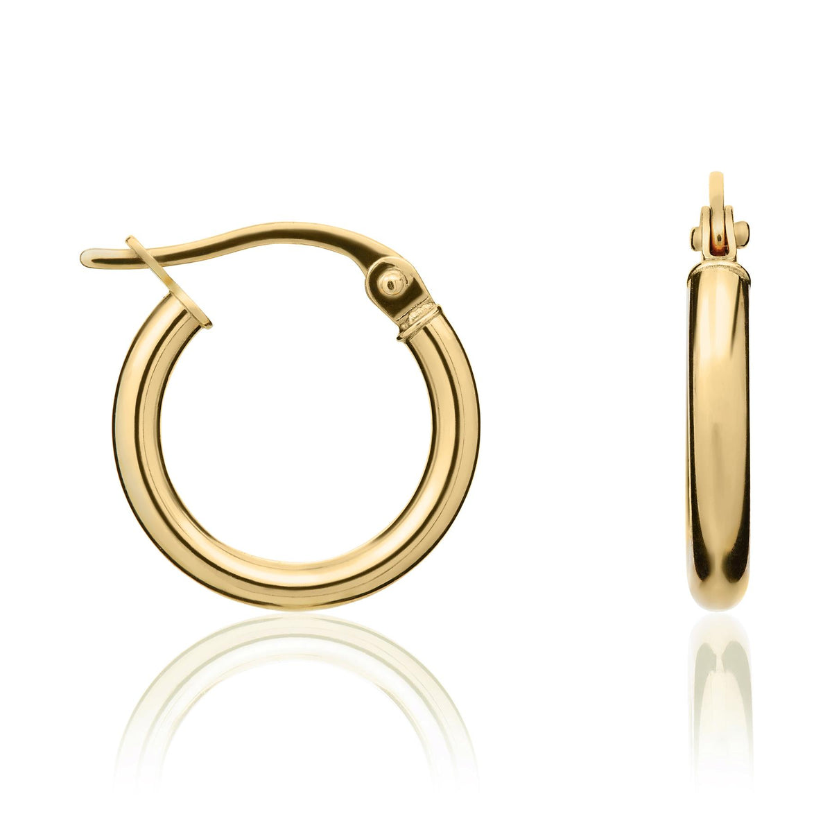 18CT YG PLAIN HOOP E/R  * OFFER ALTERNATIVE 10-23-055 *