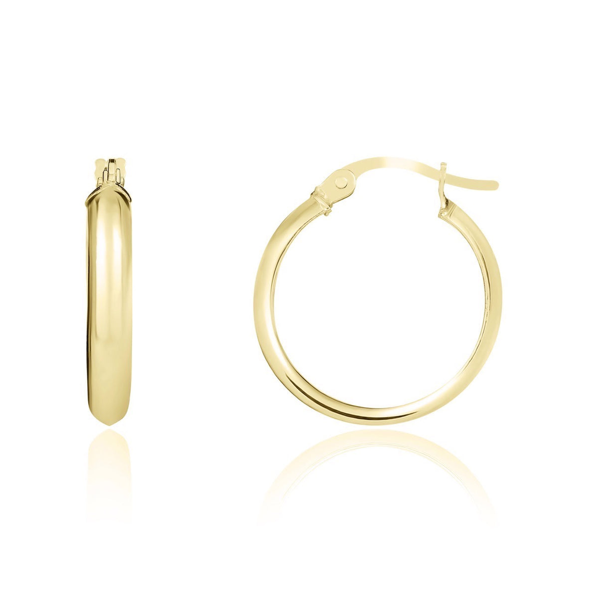 18YG.RD.POINTED HOOP E/R  * OFFER ALTERNATIVE 10-23-074 *