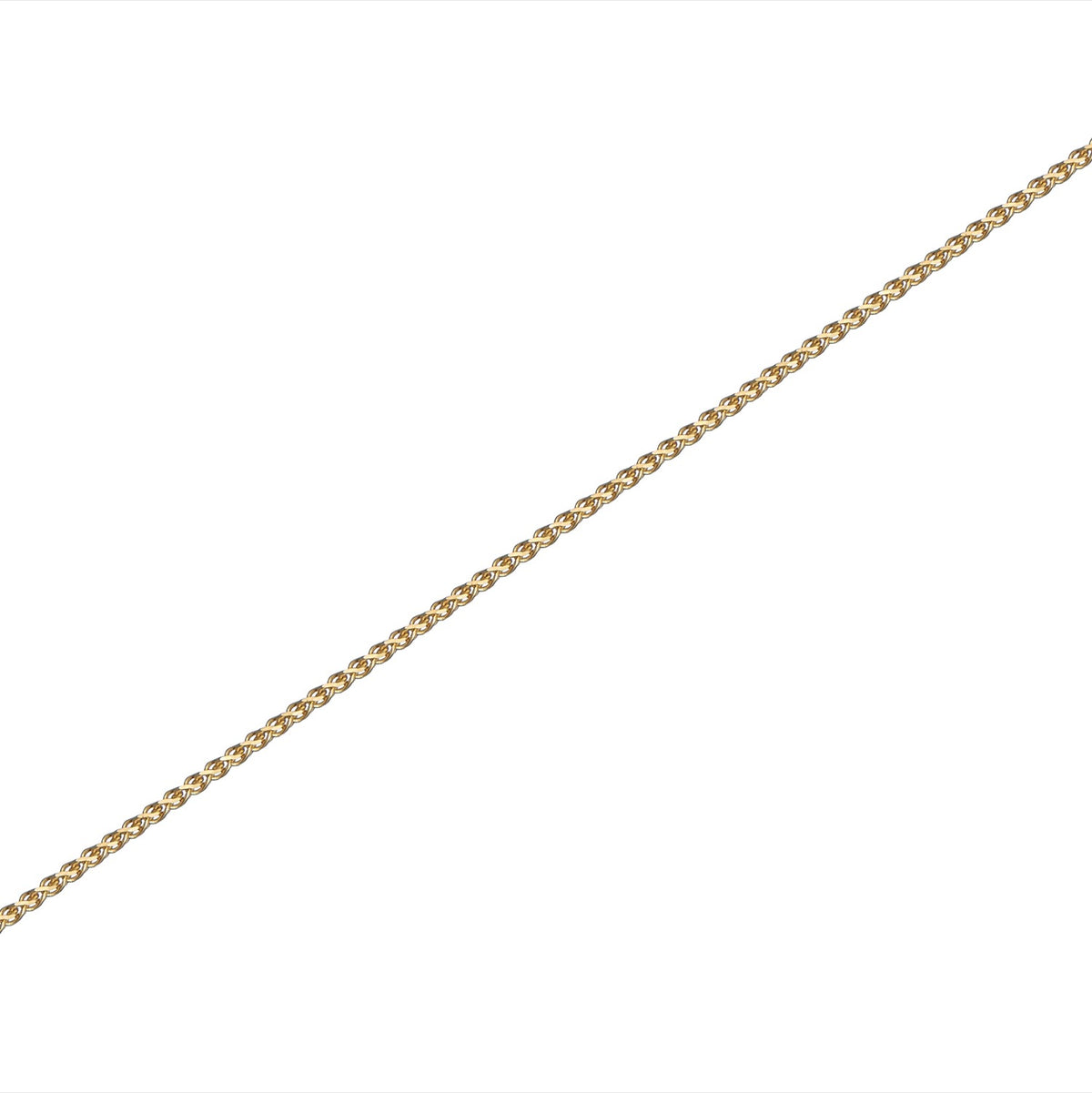 9ct YG Spiga 1.1mm 16
