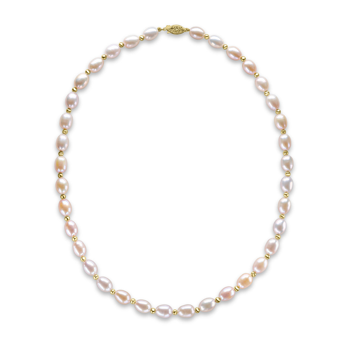 9Y 7mm Rice + Bead Pink