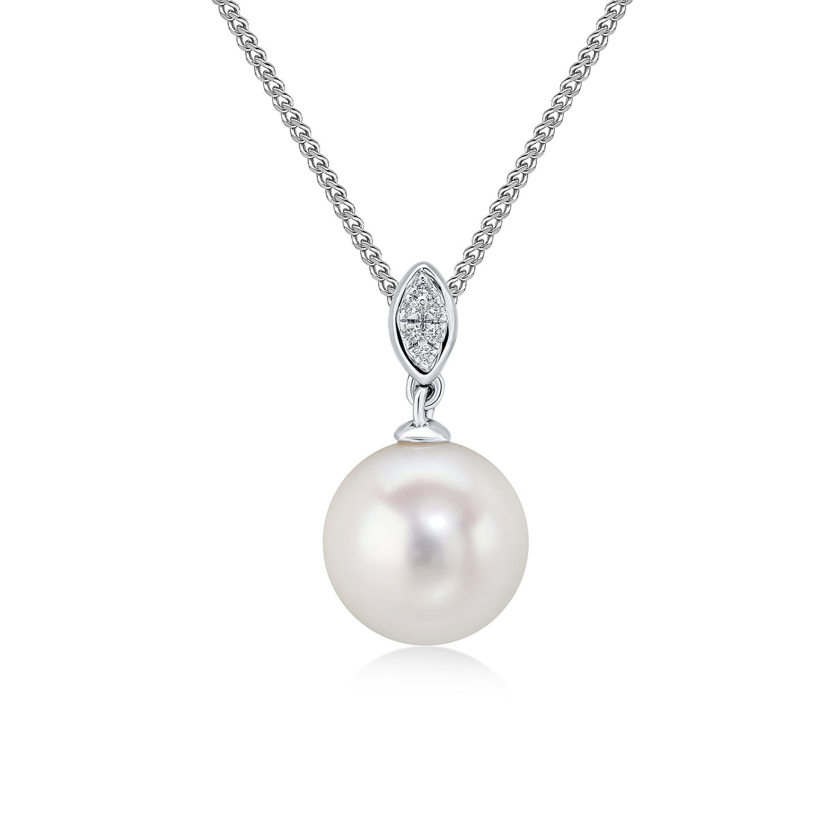 18WG.PEARL&PAVE DIA LOOP