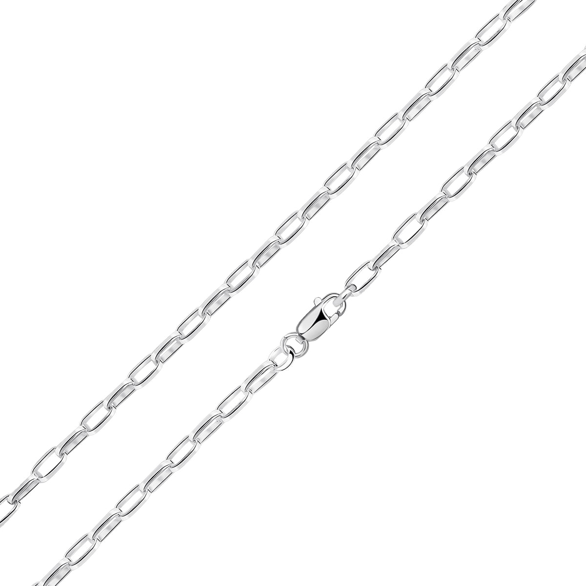 Silver 1.75mm Octagonal Belcher 7.5"