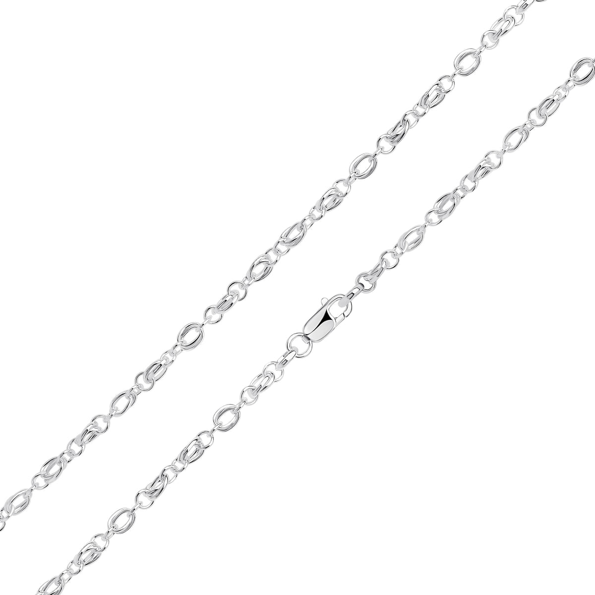 Silver Small Multi-link 7.5"
