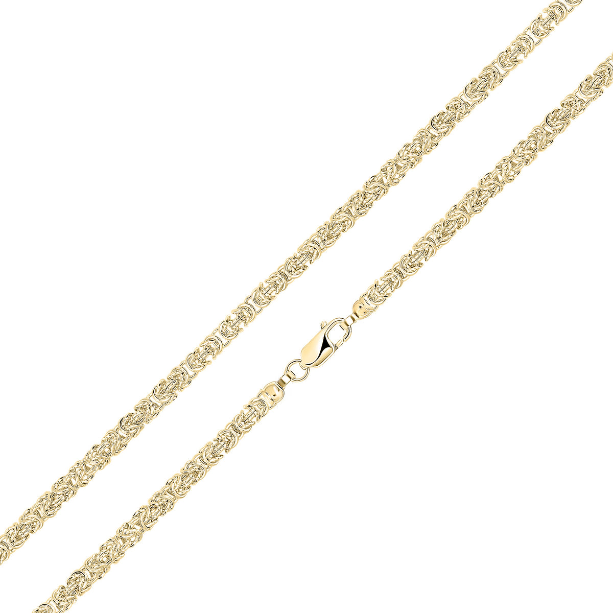 18ct Vermeil 5mm Byzantine 7.5"