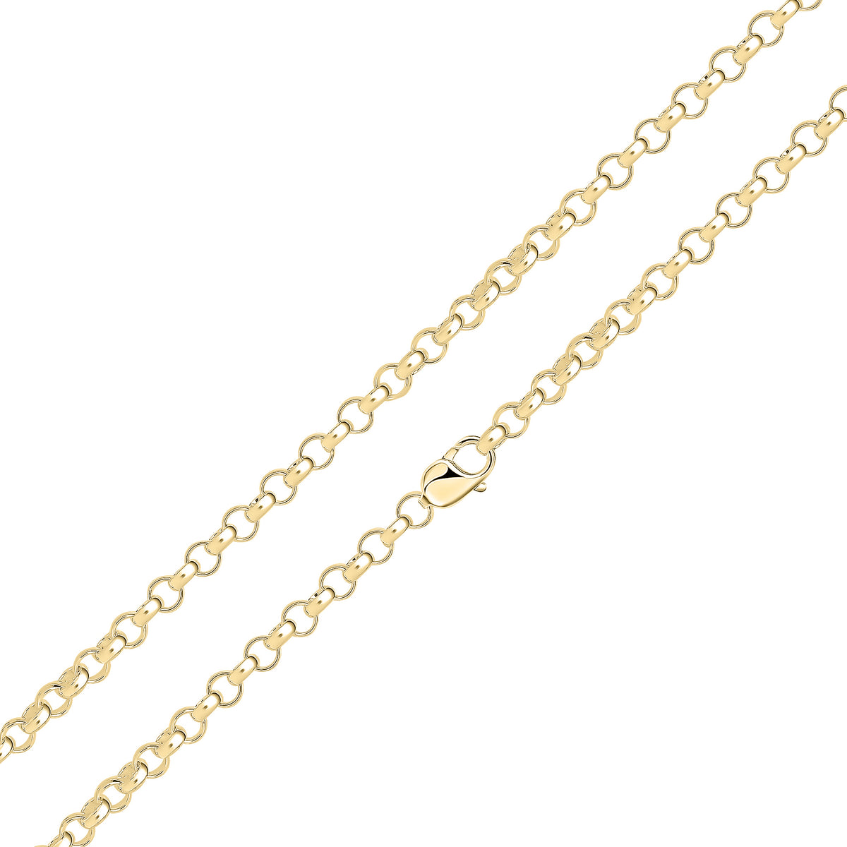 18ct Vermeil 6mm Round Belcher 18"