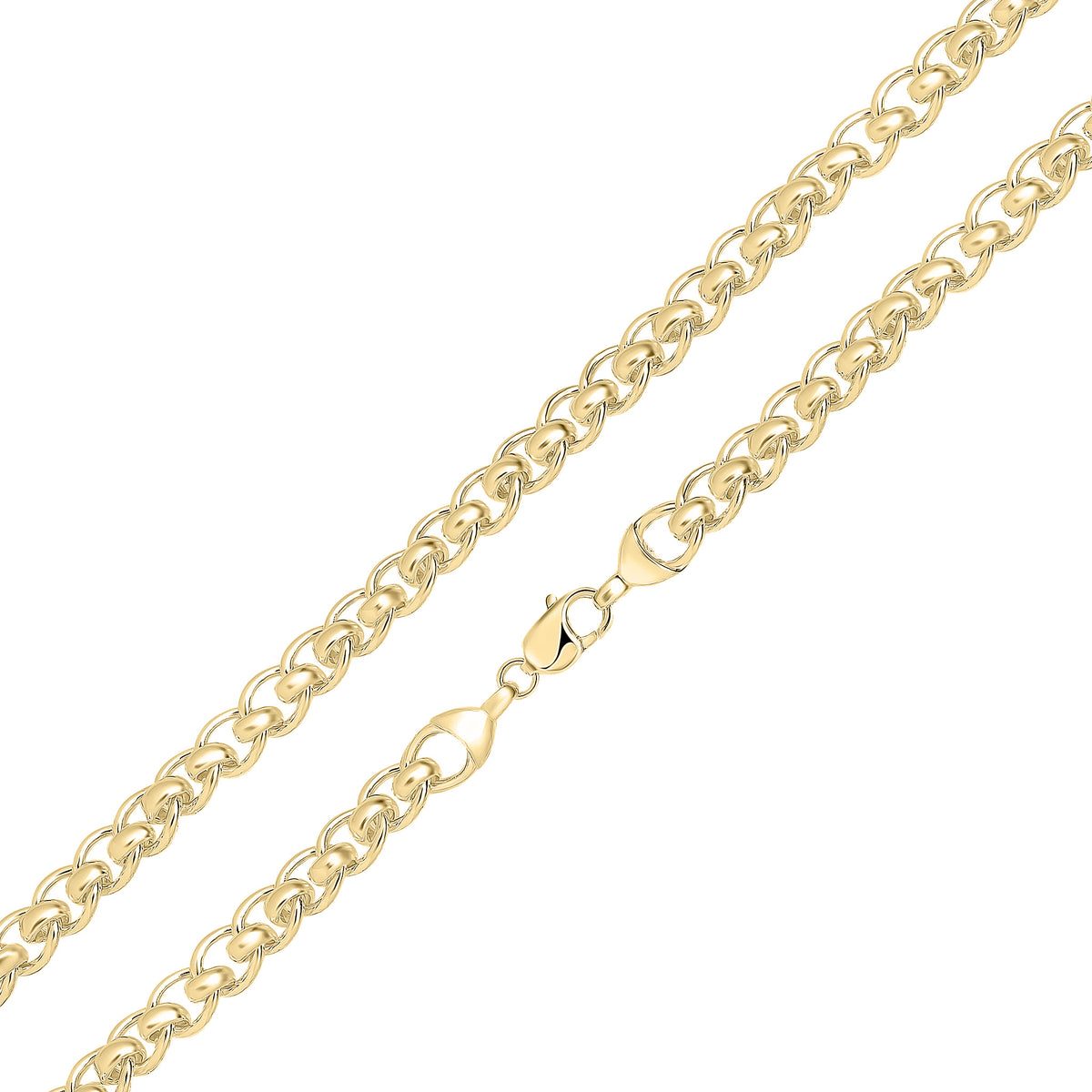 18ct Vermeil 10mm Rollerball 20"