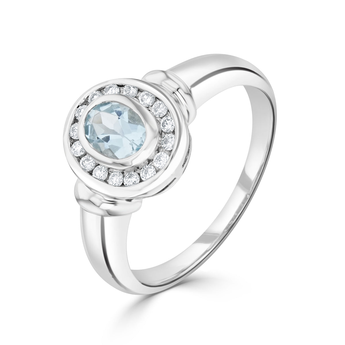 9WG.OV.AQUA&DIA CLUS RING