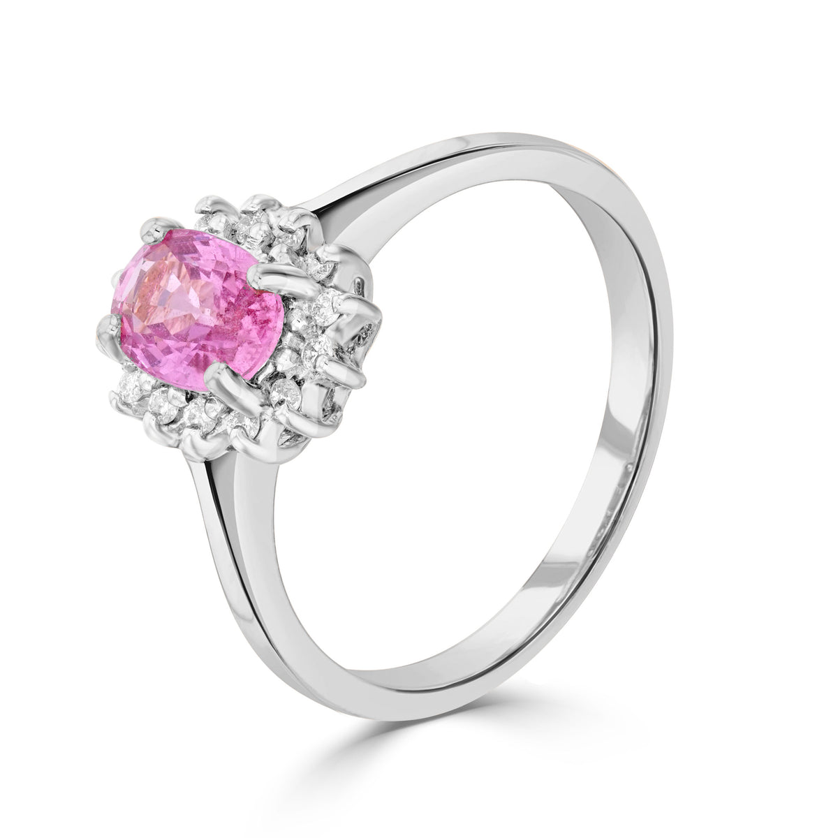 9WG.OV.PK.SAP&DIA CLUS.RG * STONE SHORTAGE SO CAN'T ORDER *